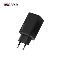 Station de charge rapide WISESIR 67W GaN PD, hub USB-C 2 ports, adaptateur de charge rapide OTP pour ordinateur portable 17 Pro Max, tablette