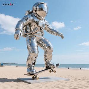 Профессиональный дизайн и изготовление на заказ, статуи из нержавеющей стали большого размера - Product Image 4