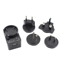 Adaptador de corriente USB 5V 2A con enchufe desmontable, adaptador de corriente USB 5V 3A, cargador USB intercambiable 5V 3A.