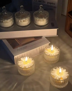 Juego de Regalo de Velas Aromáticas de Soja con Aroma a Margarita de Lujo, Ecológicas, para Uso en Fiestas, Bares, Cumpleaños y Decoración del Hogar - Product Image 2