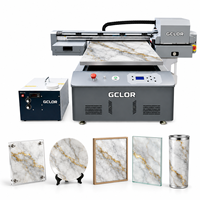 6090 UV Flatbed Printer 600x900mm I3200 XP600 Automatische Ethernet Acryl Glas Metaal Hout PVC Printer