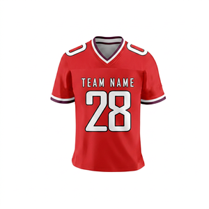 Maillot de football américain personnalisé 2026 pour homme – Tenue d'équipe brodée, vêtement de sport haut de gamme, nom et numéro de joueur personnalisables - Product Image 1