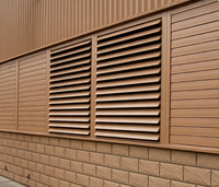 Système de ventilation mural vertical moderne Windowmate, décoration de façade, pare-soleil extérieur réglable en alliage d'aluminium