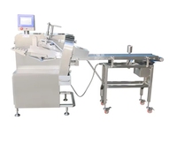 Convoyeur à bande en acier inoxydable Machine à fileter la poitrine de poulet petite poitrine de poulet trancheuse à viande horizontale Steak Bacon