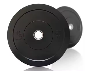 Großhandel Gym Workout Lang hantel Gewichtheben Scheiben Wettbewerb Lang hantel Gewicht Platten KG Gummi Stoßstangen platten - Product Image 4