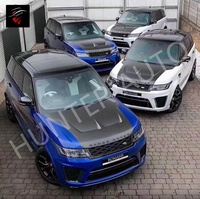 Capot moteur en fibre de carbone de style SVR pour Range Rover Sport 2014-2020, matériau en fibre de carbone