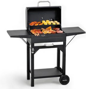 <span class=keywords><strong>Barbecue</strong></span> au charbon de bois moderne et durable MASTER COOK avec deux tables latérales, surface de cuisson de 332 pouces carrées, fumoir extérieur <span class=keywords><strong>pour</strong></span> le camping et le jardin - Product Image 1