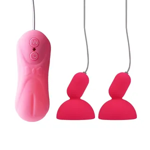 Masajeador eléctrico de silicona para aumento de senos, estimulador de pezones, masajeador de senos, extractor de leche, puente vibrador para mujer