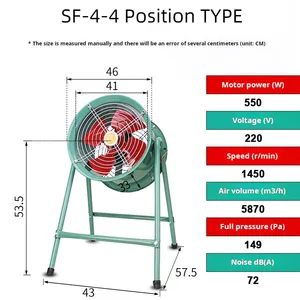 Ventilateur de conduit 3 pouces 4 pouces 5 pouces 6 pouces 8 pouces 10 pouces ventilateur cuisine ventilateur d'extraction salle de bain ventilateur