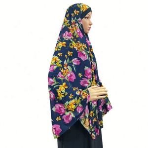 2026 Dubaï Robe <span class=keywords><strong>Hijab</strong></span> à fleurs musulmane, Abaya de prière, Khimar, <span class=keywords><strong>Djellaba</strong></span>, Jilbab, Kaftan, Robe <span class=keywords><strong>Hijab</strong></span> pour Femme, Vêtements Islamiques d'Arabie Saoudite - Product Image 3