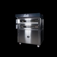 Four à pizza électrique à convection/turbo RINALDI SUPERFORNI, neuf, fabriqué en Italie, en acier inoxydable, plusieurs niveaux, pour restaurants, garantie 1 an