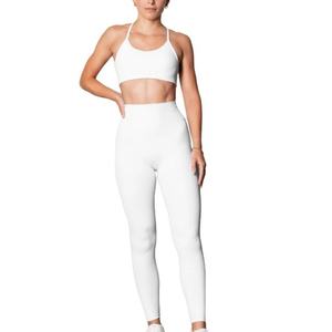 เสื้อชั้นในกีฬาโยคะแบบแห้งเร็ว ระบายอากาศดี สำหรับผู้หญิง สไตล์ใหม่ สายรัดแบบนุ่ม สัมผัสนุ่ม เป็นมิตรกับสิ่งแวดล้อม มีตัวเลือกไซส์พลัส ขายส่ง OEM - Product Image 4