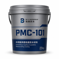 Matériau d'étanchéité capillaire cristallin cimentaire PMC-101 de haute qualité pour sous-sols et tunnels
