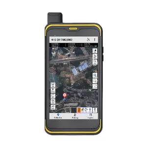 Receptor gps portátil com tela de toque grande, gnss gis, gps portátil, para pesquisa à terra