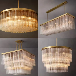 <b>Modern</b> Round Crystal Chandelier Gold Finish E27 LED Pendant <b>Light</b> Warm White 2700K <b>Living</b> <b>Room</b> <b>Ceiling</b> Lamp - Product Image 6