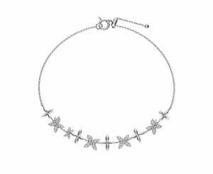 Splendid Floral Goddess Wedding Diamond <b>Bracelet</b> Shiny Blossom Design Blessing <b>Couple</b> Marriage - Product Image 1