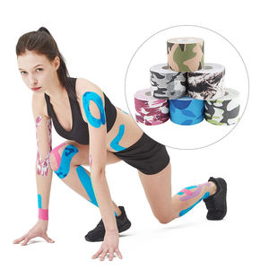 5Cm 5M Massief Patroon Medische Kwaliteit Katoen Spandex Kinesiologie Tape Spiertherapie Sport Duurzaam Ademend Milieuvriendelijk Unisex - Product Image 1