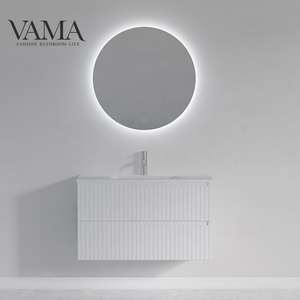 Meubles de salle de bain VAMA Factory 1000 mm, vasque intégrée moderne australienne, montage mural, unités de meuble-lavabo 8002-100 - Product Image 1