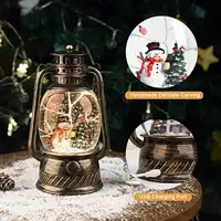 Vente en gros, Souvenirs de décoration de noël, bonhomme de neige, arbre, lanterne, globe de neige, ornement