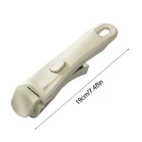 Batterie de cuisine tout usage anti-brûlure avec poignées métalliques détachables blanches et grises Poignée de pot universelle de remplacement