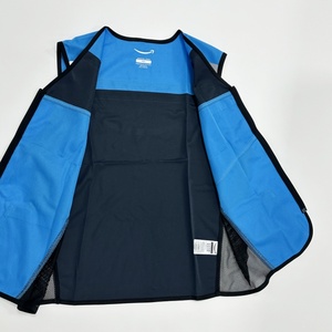 Gilet de sécurité tricoté réfléchissant semi-respirant écologique, vêtement de travail haute visibilité, vêtement personnalisé, poche en maille - Product Image 1