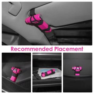 Martillo de Emergencia para Auto, Rompe Cristales, Accesorios de Seguridad para Interiores de Autocaravanas, Cortador de Cinturón de Seguridad, Herramienta de Impacto - Product Image 4