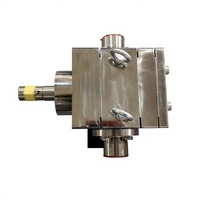 Pompe doseuse volumétrique à engrenages de haute précision 240cc/rev en acier inoxydable pour le transport de produits chimiques, DMAC, DMA et solvants organiques