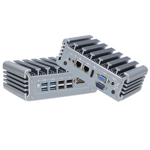 Partaker không quạt Mini PC i5 7287u 7360u i5 8350u I7 10610u DDR4 kép LAN VGA HD 4usb3.0 4usb2.0 2com RS232 công nghiệp hộp PC - Product Image 4