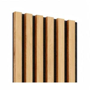 Panneau acoustique en bois naturel Akupanel, panneau acoustique en bois à lattes efficace pour l'absorption du son, panneaux muraux acoustiques en bois à lattes pour les salons et les couloirs - Product Image 1
