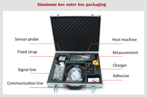 Xách Tay Cảm biến lưu lượng nước giá DN15 ~ dn6000 Ống sông Thông minh cầm tay siêu âm <span class=keywords><strong>Flow</strong></span> <span class=keywords><strong>Meter</strong></span> Trung Quốc - Product Image 3
