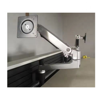 Support de moniteur à rotation réglable d'approvisionnement d'usine professionnel support de bureau à deux bras avec de nouveaux accessoires informatiques