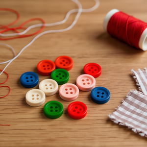 Bottoni in Legno Ilan 12mm 35 Pezzi Accessorio per Cucito e Artigianato - Product Image 3