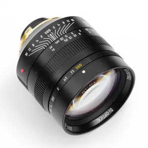 Lente de foco manual ttartisan 50mm f0.95, lente de armação vermelha para câmeras leica m-mount como leica M-M m240 m3 m6 m7 m8 m9 m9p m10 m262