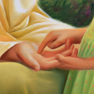 Dipinto a Olio di Gesù 36x24 Pollici, Lussuoso Stile Classico, 100% Stampato per Camera da Letto, Stile Anime con Cornice e Montaggio - Product Image 1