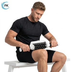 Masajeador Eléctrico Portátil Profesional de Percusión Rodante para Pérdida de Peso Corporal, Fatiga Muscular y Ejercicio, Masajeador Rodante Profundo - Product Image 1
