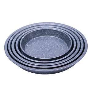 Molde redondo para hornear pizzas y pasteles, de acero al carbono, con revestimiento de teflón antiadherente. - Product Image 4