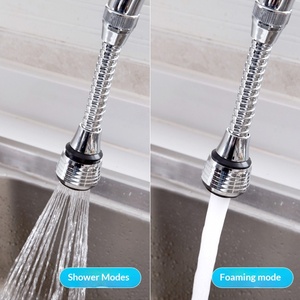 Moderna Estensione <span class=keywords><strong>Flessibile</strong></span> per Rubinetto in Acciaio Inox, Durevole, per Cucina Domestica, Risparmio Idrico - Product Image 5