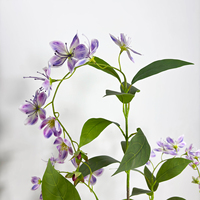Großhandel 130cm Künstliche Jasmin-Seidenblumen Künstliche Bonsai-Pflanze Kunstblumen für Innendekoration