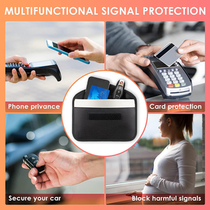Sacs Faraday pour téléphone et clés de voiture, pochette anti-vol bloquant le signal, protection de voiture, pochette pour clé de voiture sans clé - Product Image 6