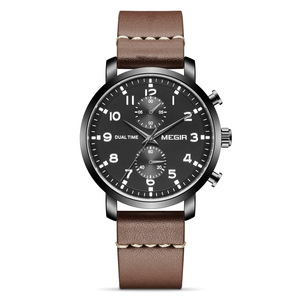 Reloj de Pulsera de Negocios para Hombre, Cronógrafo Multifuncional con Correa de Acero Inoxidable, Reloj de Cuarzo - Product Image 3