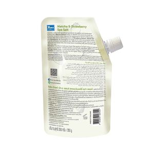 Y751 Yoko Sel de spa au matcha et à la fraise 350g. Exfolie et lisse la peau en douceur avec une granulométrie irrésistiblement douce et lisse. - Product Image 6