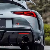Diffuseur arrière en fibre de carbone de style AG pour Toyota Supra A90/A9 MKV 2019+, kit carrosserie pour pare-chocs arrière