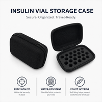 Estuche de Viaje Personalizado Ecológico de Lujo para Frascos, Resistente a Impactos y al Agua, con Inserto de Espuma Rígida EVA, para Botellas de 5ml, 10ml y 15ml