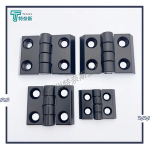 Charnières en profilé aluminium 2020 3030 3040 4040 en alliage de zinc pour portes industrielles et armoires, angle d'ouverture 180 degrés, conception à 2 trous - Product Image 2