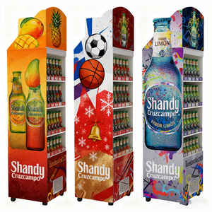 ชั้นวางเครื่องดื่มที่มีการเคลือบทนต่อสภาพอากาศและแผงกราฟิกที่กำหนดเองสำหรับกิจกรรมกีฬาและร้านสะดวกซื้อ - Product Image 3