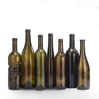 Bouteilles de vin rouge vides en verre transparent de 750 ml (75 cl) avec bouchon à vis, pour vin, liqueur et boissons, vente en gros
