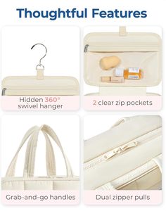 Bolsa de Maquillaje Personalizada para Viaje, Bolsa de Cosméticos Acolchada, Bolsa de Aseo Portátil para Viaje con Organizador de Joyas - Product Image 5