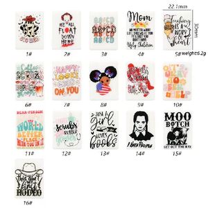 Mug imprimé de multiples <span class=keywords><strong>mots</strong></span> de fantaisie et de motifs colorés Perles focales en silicone pour stylo Fabrication de bijoux Perles blanches pour impression personnalisée - Product Image 6