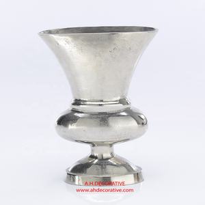 Vase en aluminium poli pour table de mariage et centre de table Vase à fleurs pour jardin extérieur Vases décoratifs pour jardinières et pots - Product Image 6