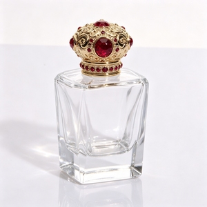 Wholesale US Stock Warehouse 100ml Square Luxury Designer Perfume Bottle EDP EDT Lasts 12h <b>Spray</b> Screw Cap Stainless Glass - Product Image 1